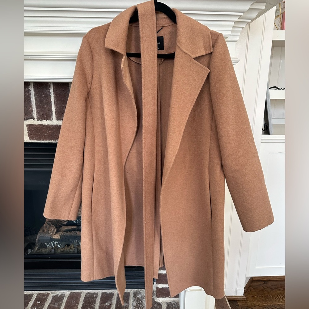 Lucky Brand Camel Trench Coat